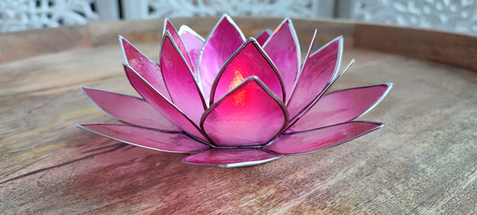 Eclairage d’ambiance Lotus rose