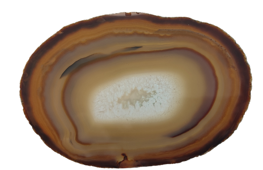 Tranche d'Agate naturel