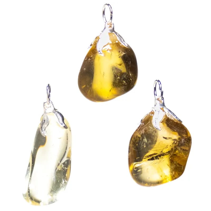 Pendentif en pierre de Citrine