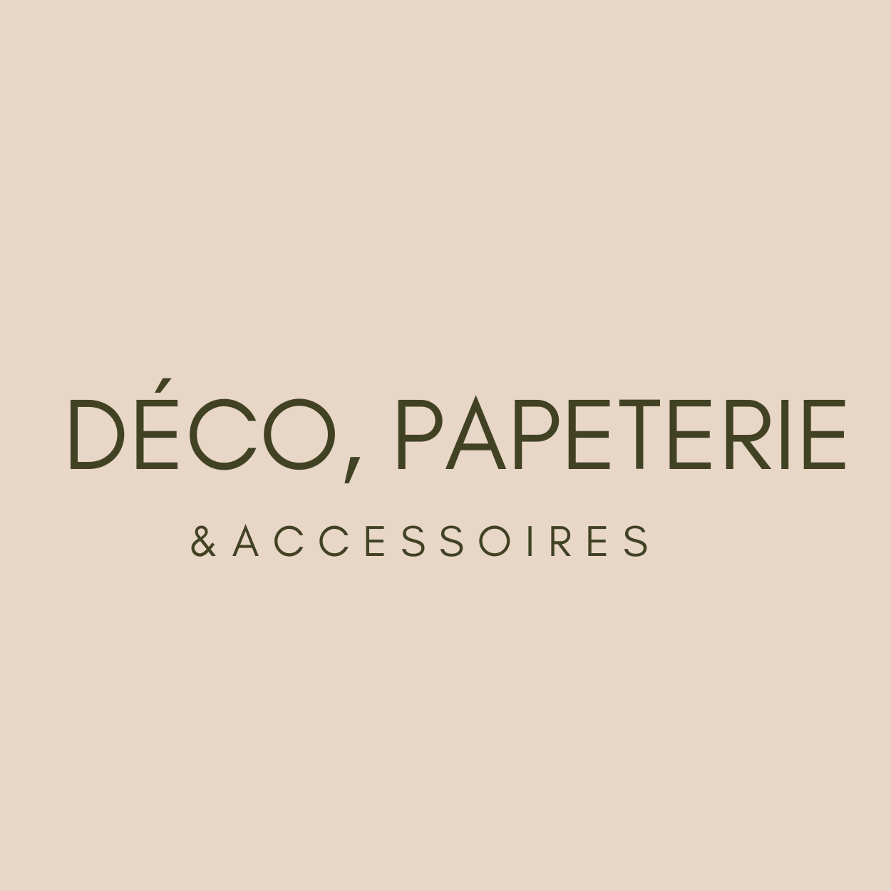 Déco, papeterie et accessoires