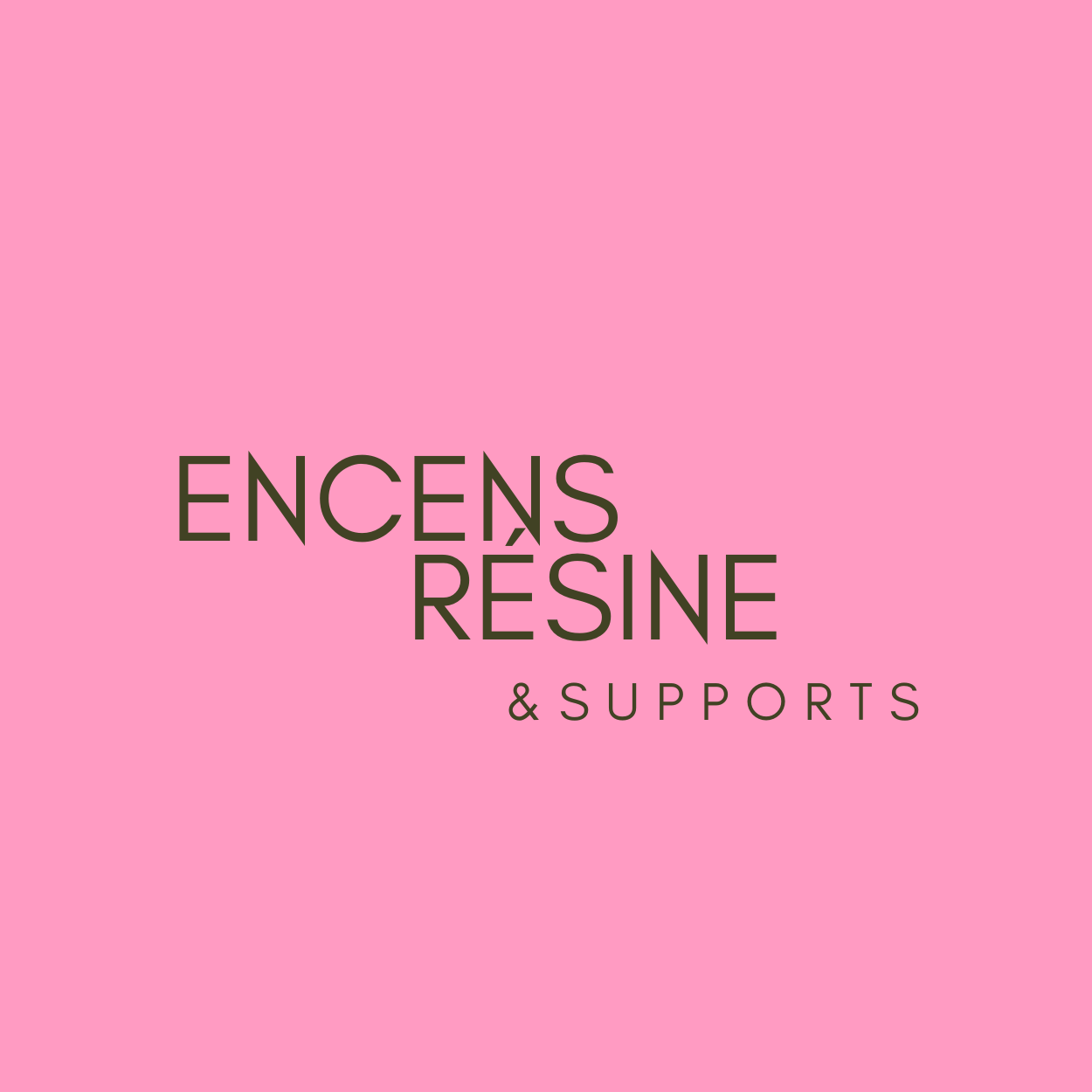 Encens, résine & support