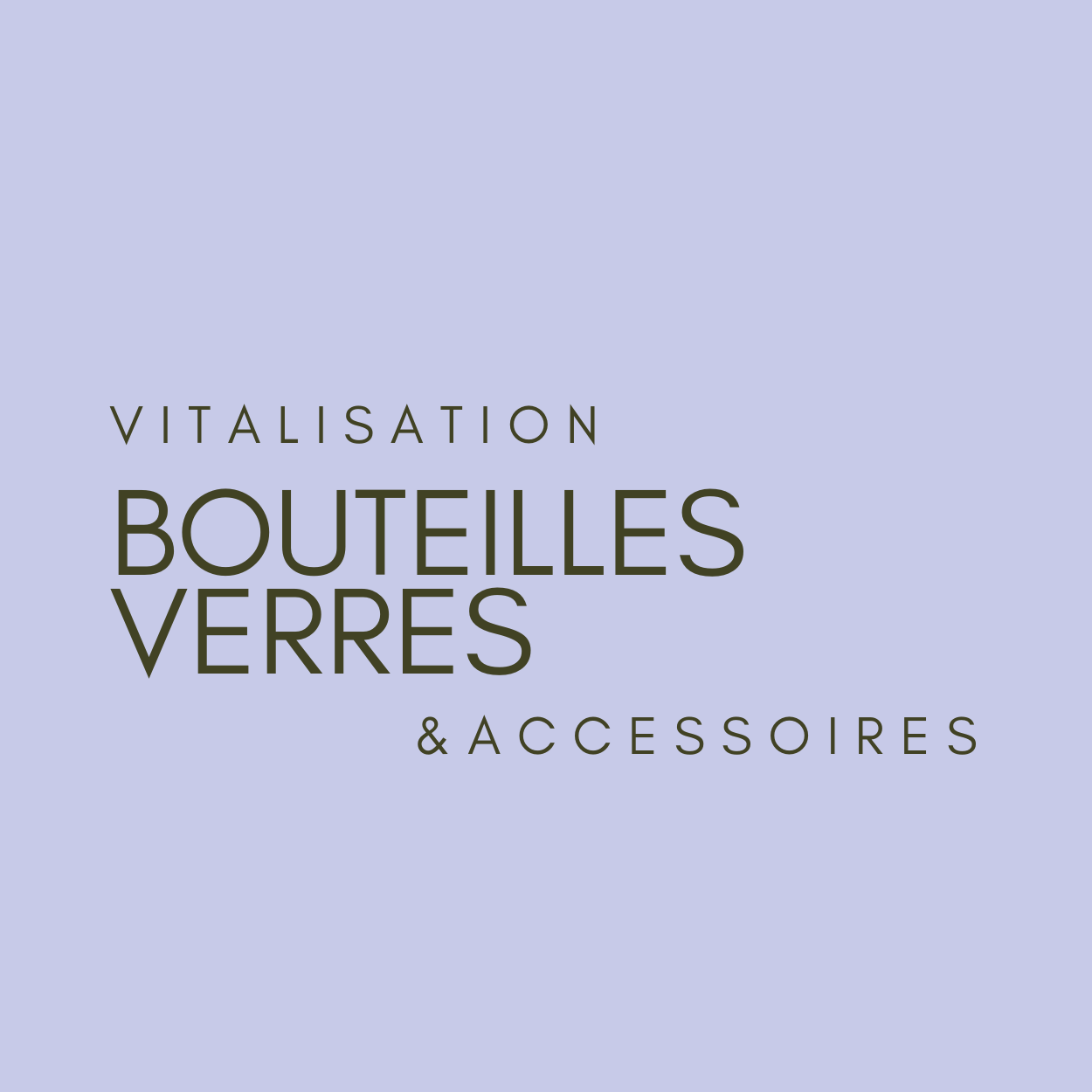 Vitalisation, bouteilles et accessoires