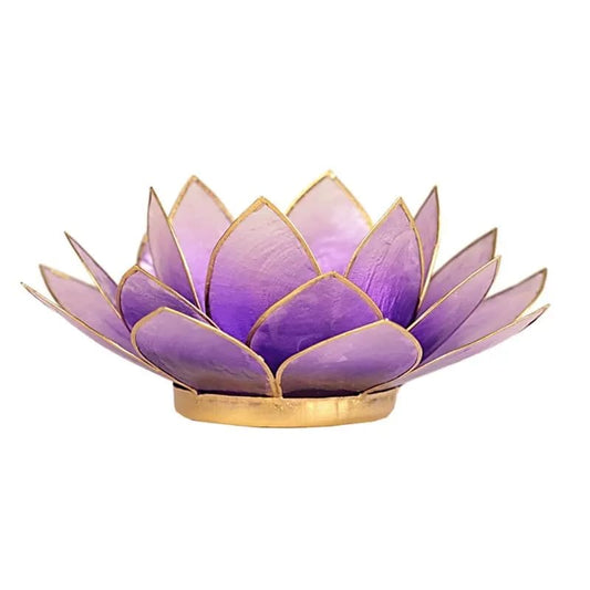 Eclairage d’ambiance Lotus violet