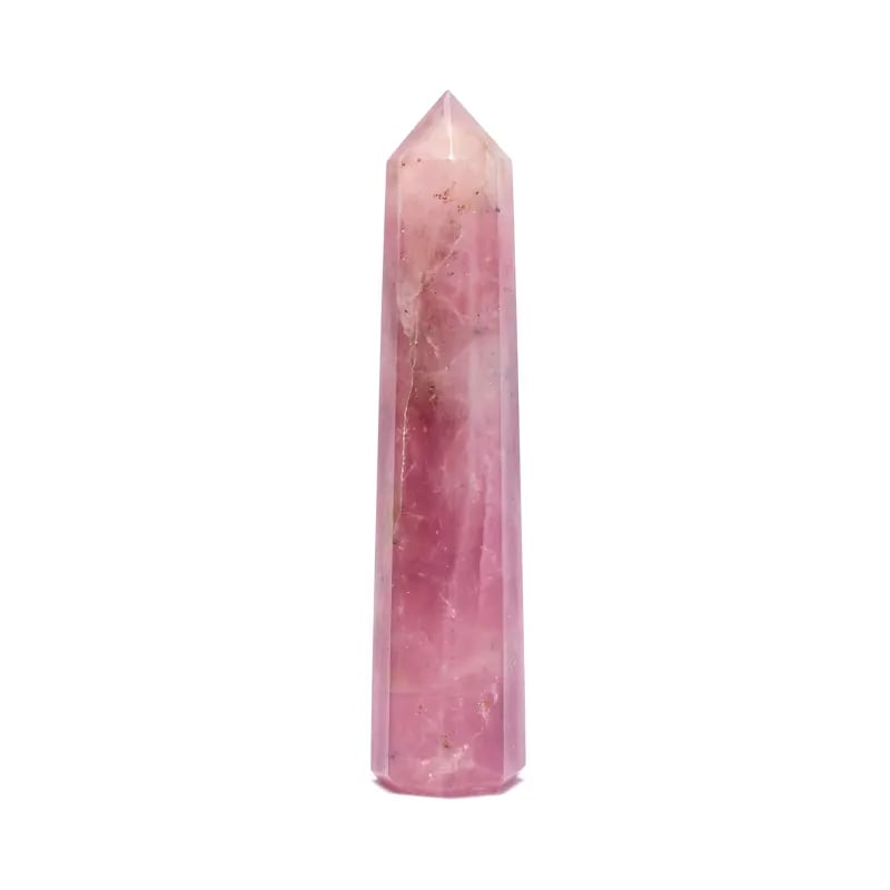 Obélisque de quartz rose